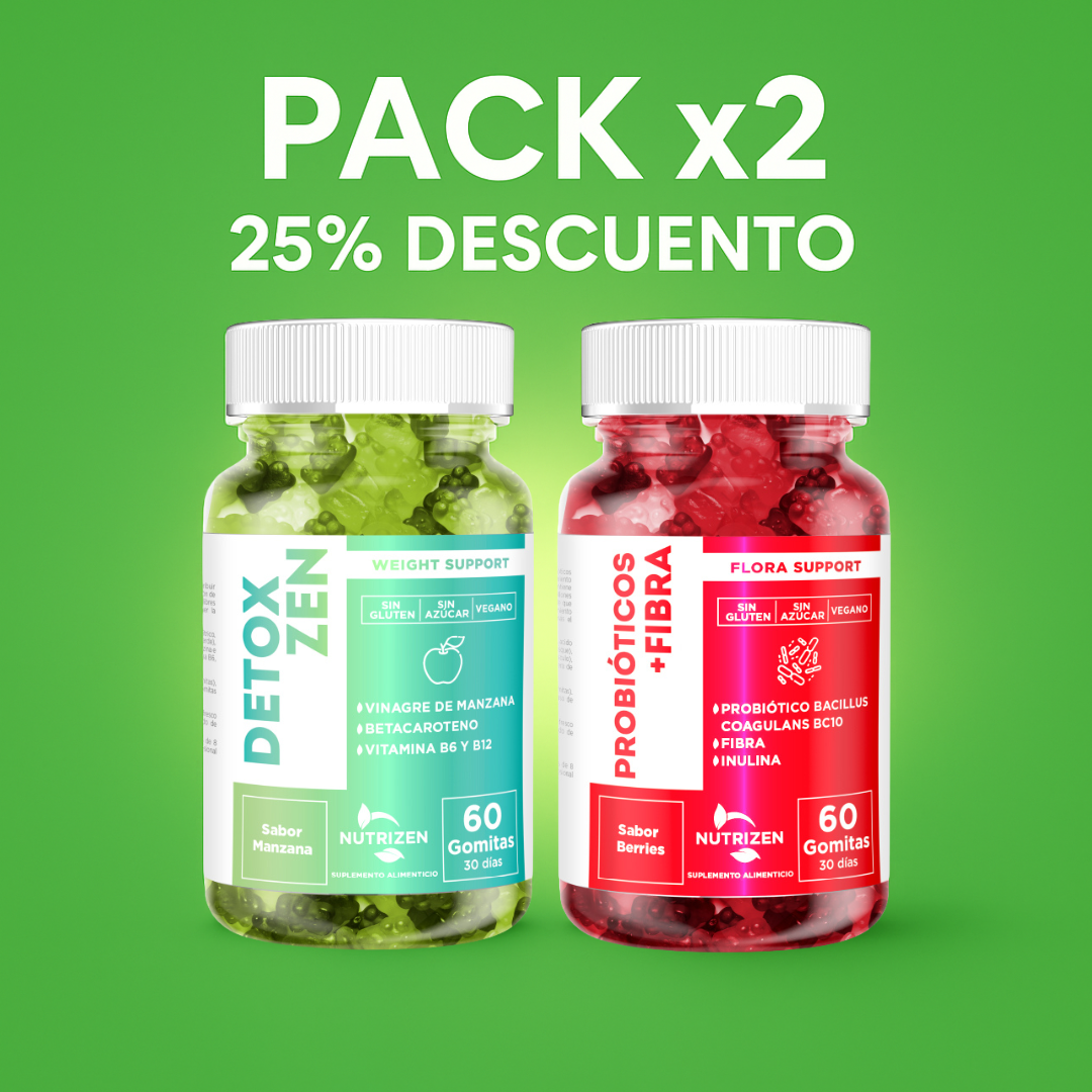 PACK DETOX + PROBIOTICOS Y FIBRA