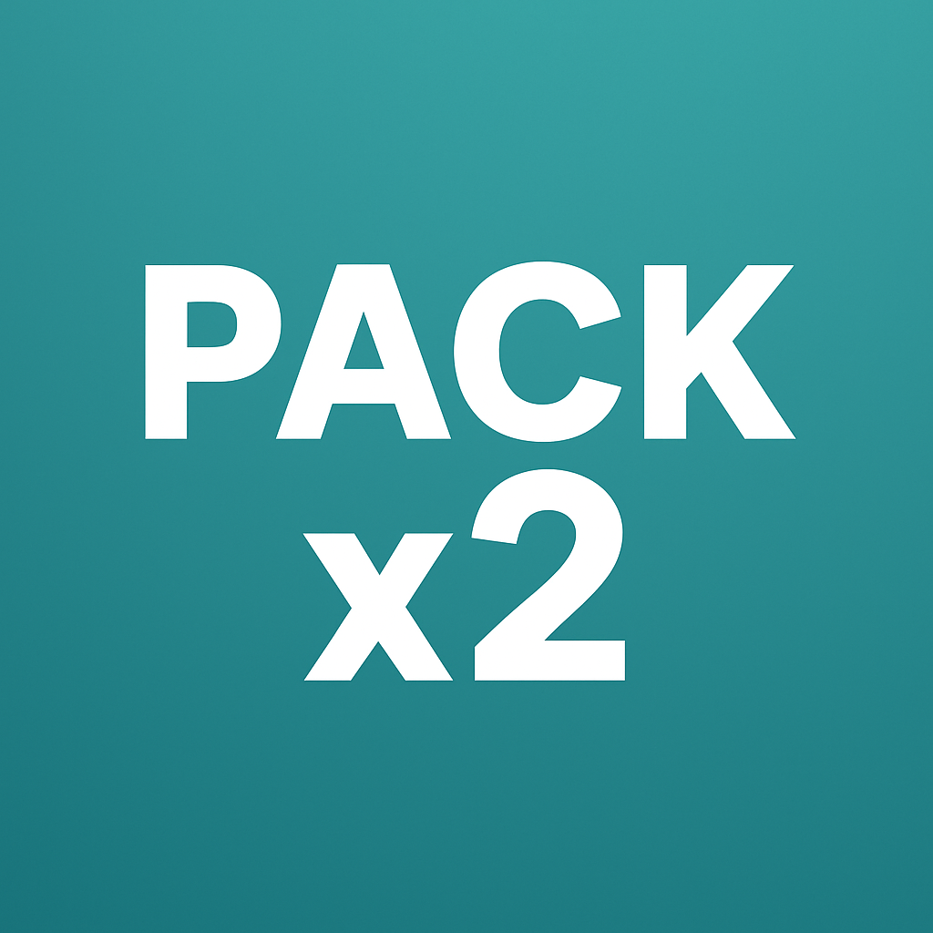PACK X2