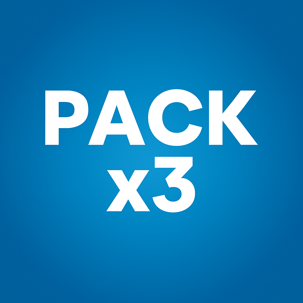 PACK X 3