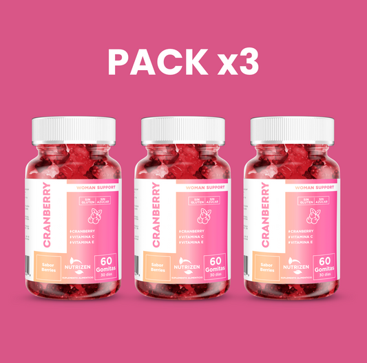 PACK X 3 CRANBERRY