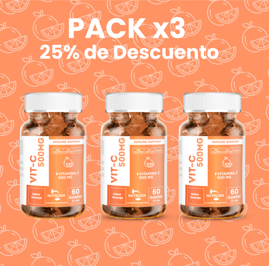 PACK X 3 VIT - C 500