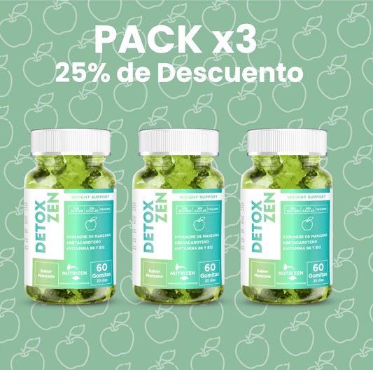PACK X 3 DETOX