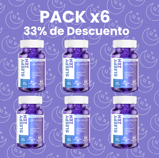 PACK 6 X SLEEPY ZEN